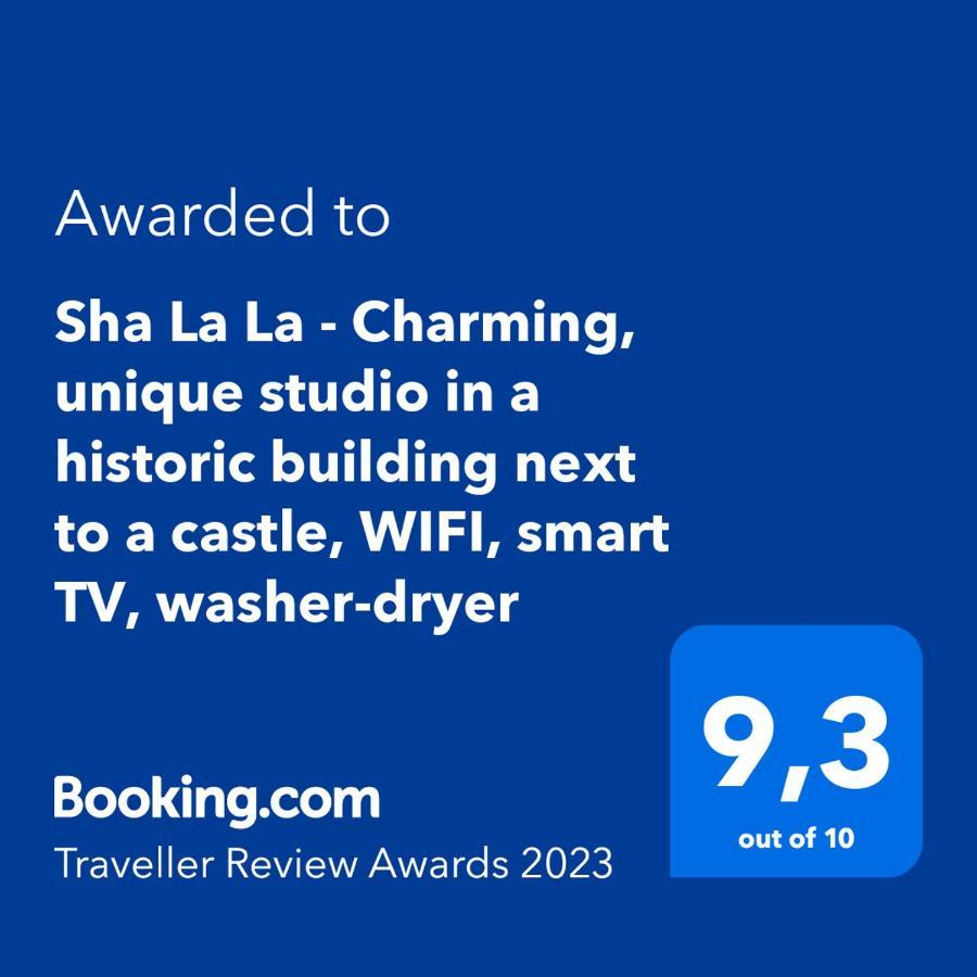 Sha La La - Charming, Unique Studio In A Historic Building Next To A Castle, Wifi, Smart Tv, Washer-Dryer Bakar Exterior foto